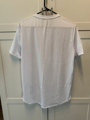 Lot Of 3 JMIERR White/Black/Blue Ribbed Curved Hem ShortSleeveT-Shirt Size L NWT