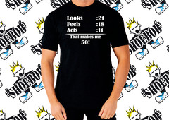 50th Birthday t shirt Funny Fifty fiftieth Birthday T-Shirt