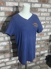 True Religion Vintage T-Shirt, World Tour Design – Size S, Blue & Red, YK2
