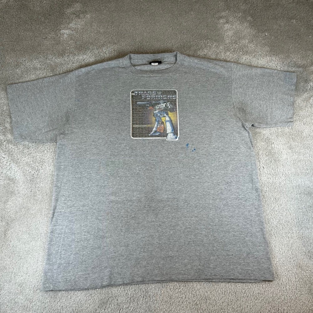 Vintage 90s Changes Transformers Megatron T-Shirt Men’s XL Gray Graphic USA Made