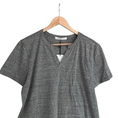 Mika Jaymes Men’s Heather Gray Tri-Blend V-Neck Tee Shirt Size XL NWT