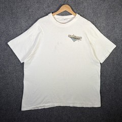 Vintage Quiksilver Shirt Mens XL White 90s USA Parody Red Sand California Surf