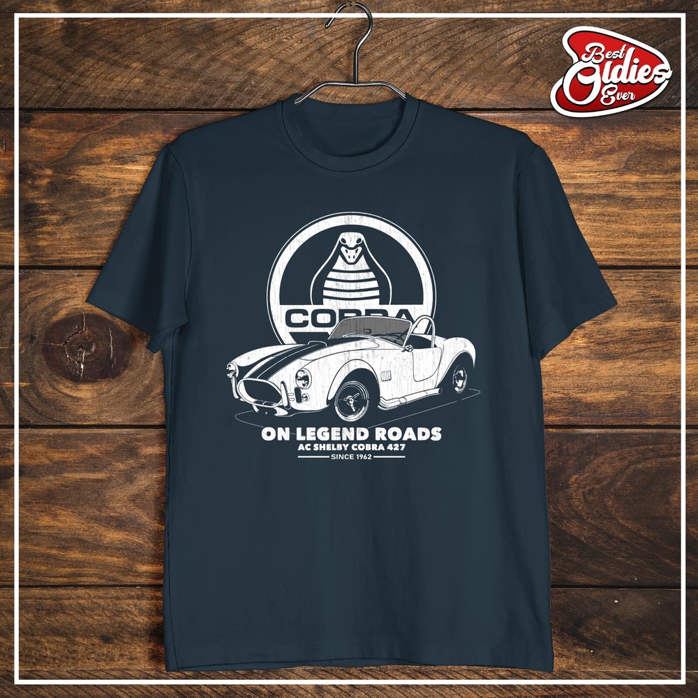 Shelby Ac Cobra 427 Roadster T-shirt, 62-65 Race Sports Car Shirt, Ford Gift Tee