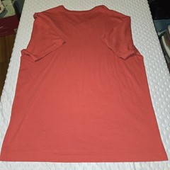 Cremieux Men’s V-Neck T-Shirt Red Short Sleeve Size Medium Stretch Cotton