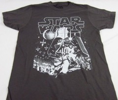 Mens NEW Star Wars Movie Darth Vader Death Star Logo Graphic T-Shirt Size S & M