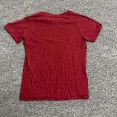 Nike T-Shirt Mens Size S Maroon Red Swoosh Logo Athletic Cut Short Sleeve Tee