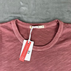 Marine Layer Vintage Heavy Slub Pocket Tee Mens Large Marsala Red Soft $54 NWT