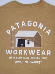 Patagonia Forge Born T-Shirt BobCat Brown Cotton Men’s Size Large New