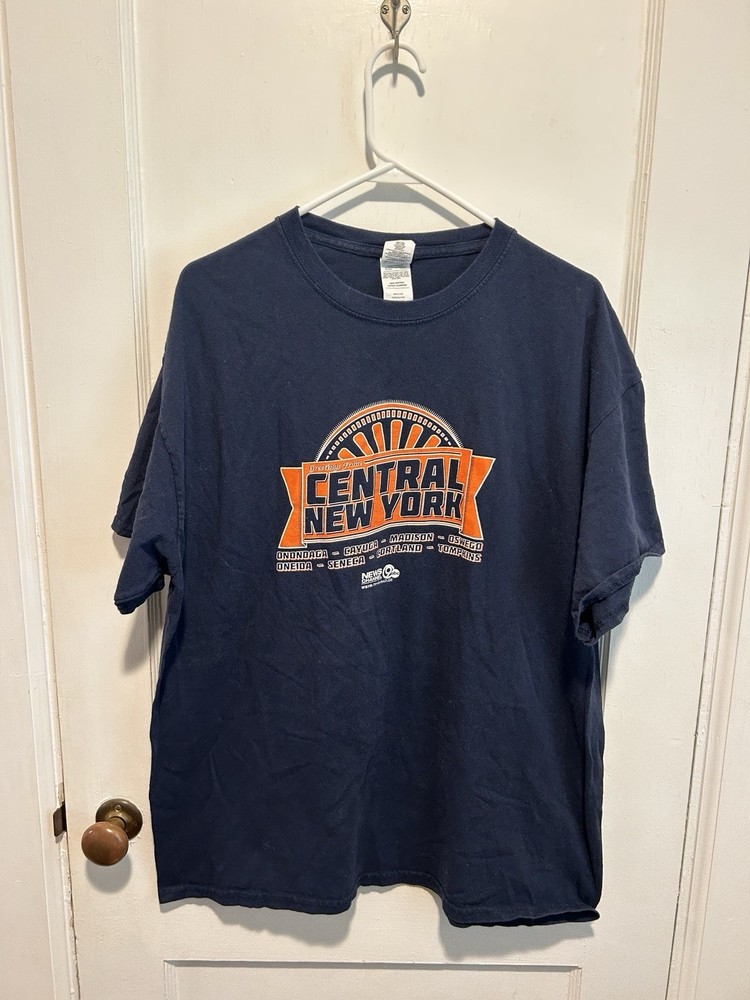 Greetings From Central New York Syracuse Tee Shirt Size XL Channel 9 News