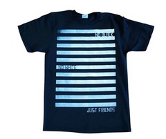 No Black No White Just Friends T-Shirt Mens M 100% Organic Cotton Friends Brand