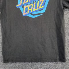 Santa Cruz Men’s Graphic T-Shirt Black M Short Sleeve Crew Neck Straight Hem