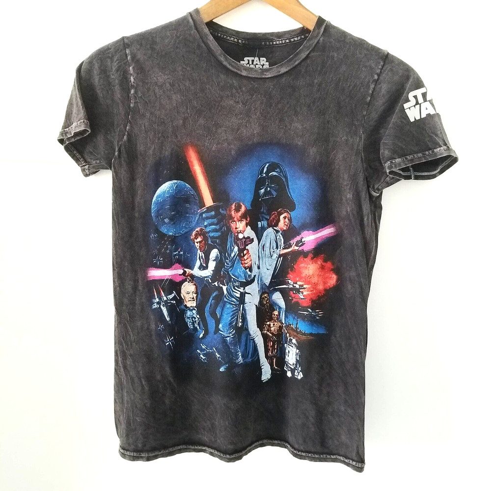 Star Wars Classic Movie Poster T-Shirt Licensed Shirt Retro Classic Tee Gary Men