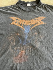 Vintage 90s Dismember Death Metal Band Tee Boxy Faded Large Single Stitch
