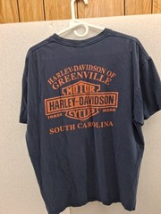 Harley Davidson Graphic Shirt Lot Of 6 Size XL Motorcycle Shirts & Patch