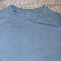 Athletic Fit T-shirt In Pale Blue- Large -Brand- Tailored Athlete