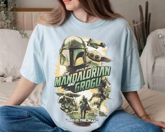 Vintage The Mandalorian And Grogu T-Shirt S-5XL