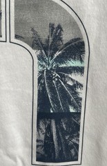 Travis Mathew Hawaiian Tee Mens Sz Medium, Logo, White, Short Sleeve NWT