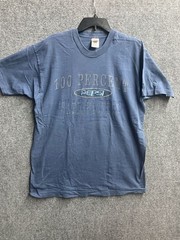 Vintage 90s Pepsi 100 Percent Guaranteed Embroidered T-Shirt XL Single Stitch