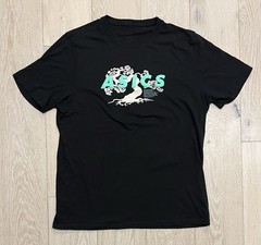 ASICS Men’s Short Sleeve Graphic T-Shirt Tree, Size Large, Black