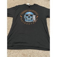 Harley-Davidson Dubai UAE Skull Graphic T-Shirt Mens Large Black New NWT 2017