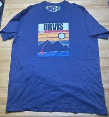 New Orvis Shirt 1856 Mens Short Sleeve Graphic Tee Outdoor Fishing