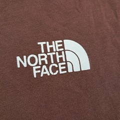 The North Face T Shirt Medium Men’s Brown Cotton Long Sleeve Walking Hiking