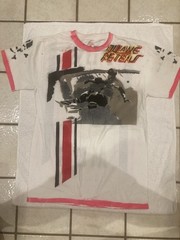 Duane Peters Hand painted/screened punk-band T-shirt never worn small￼￼ Frame It