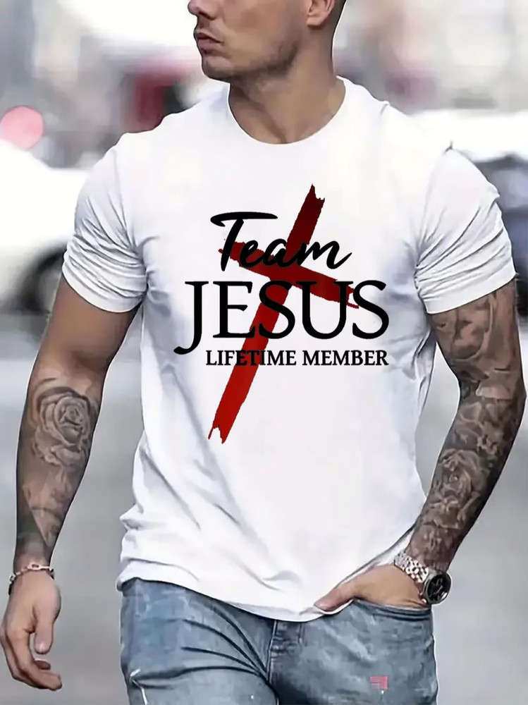 Men Casual Short Sleeve Tee 1 Pcs 100% Heavy Cotton – Comfortable