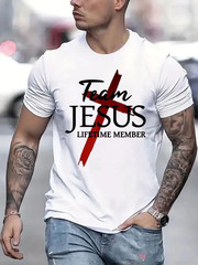Men Casual Short Sleeve Tee 1 Pcs 100% Heavy Cotton – Comfortable