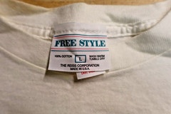 Vintage 1991 Free Style Shirt Jimmy Cool Cats Life Guard Paper Thin Size L