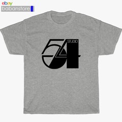 New Studio 54 Music Production House Logo Black/Grey/navy T-Shirt Size S-3XL