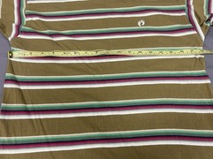 Vintage Hang Ten T Shirt Mens Small Multicoloured Striped Logo Casual Surf Skate