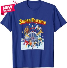 Super Friends T-Shirt – DC Hanna-Barbera – Superman, Wonder Woman, Black Vulcan