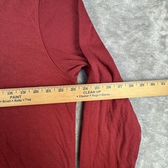 CC Filson Shirt Mens XL Red Double Layer Henley Outdoors Thermal Long Sleeve