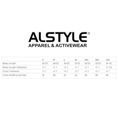 American Apparel 1301 Unisex Heavyweight Training Tee Blank Casual T-Shirt