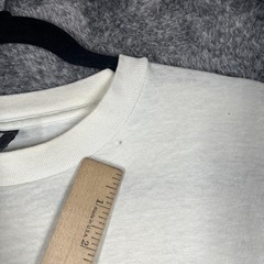 No Fear Shirt Mens XL White Cheese Back Graphic Oversized Cotton Crew Neck Tee