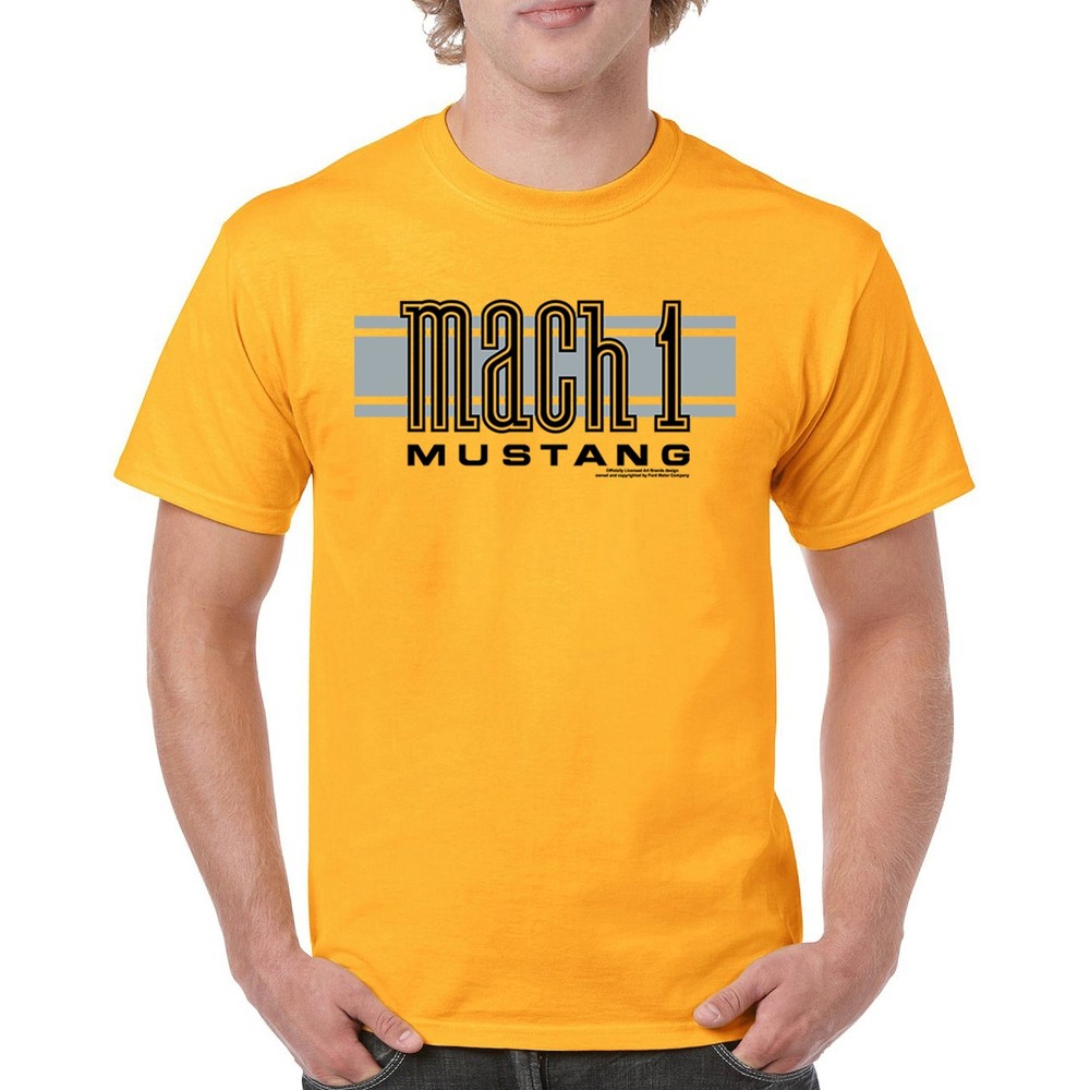 Ford Mustang Mach 1 Logo T-shirt Legendary Performance Licensed Men’s Tee