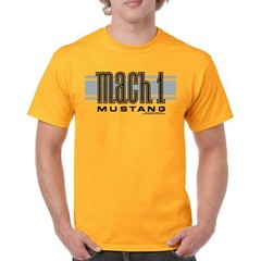 Ford Mustang Mach 1 Logo T-shirt Legendary Performance Licensed Men’s Tee