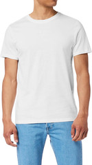 Men’S 4-Pack Basic Crew Neck T-Shirt, Soft Cotton, Tag-Free, Breathable Comfort