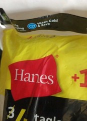 Hanes Men’s Tagless Comfortsoft crewneck T-Shirt-White, SIZE S/P 34″-36 , 4-Pack