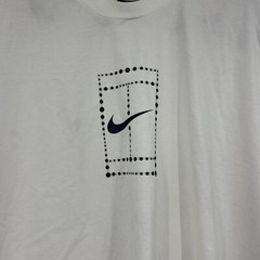 Vintage Nike White Shirt Mens 2XL Black Snike Sports Casual Gray Tag 2000-2002