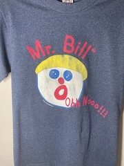 MR. BILL “OH NO!” SNL T-SHIRT 2006 SIZE SMALL CARTOON CHARACTER