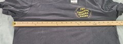 True Religion Men’s Wavy Buddha Brand Gold Foil Metallic T-Shirt Size Large NWT