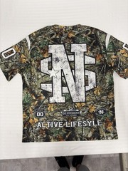 ROMWE T-Shirt Street Life Men’s M 88 Number Branches Short Sleeve Jersey Camo