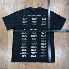 Zach Bryan Shirt Mens S Washed Black Burn Burn World Tour 2023 Graphic Concert