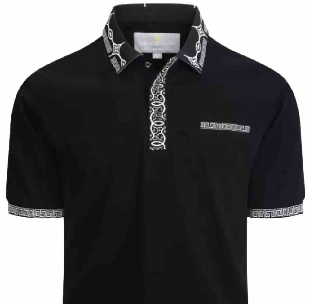 Men’s Luxurious Fine Cotton Polo Shirt,Italian Style,Stretch M to 3XL….A18.A