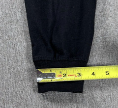 Sada Long Sleeve Shirt Top Men’s 2X Crew Neck Black Casual 100% Cotton
