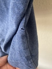 Carhartt Pocket Henley Tee Men Medium Blue Short Sleeve Workwear Casual Logo