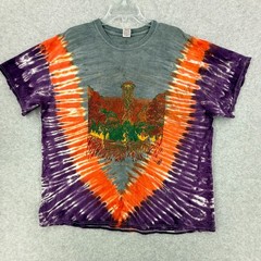 Suwannee Hulaween Shirt Mens Large Tie Dye Music Festival Creature of Galaxy