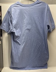 NWT AC/DC Men’s High Voltage T-Shirt Light Blue With Black Band Logo Size Large
